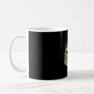 Mug Bigfoot et feu de camp alien drôle sasquatch ovni