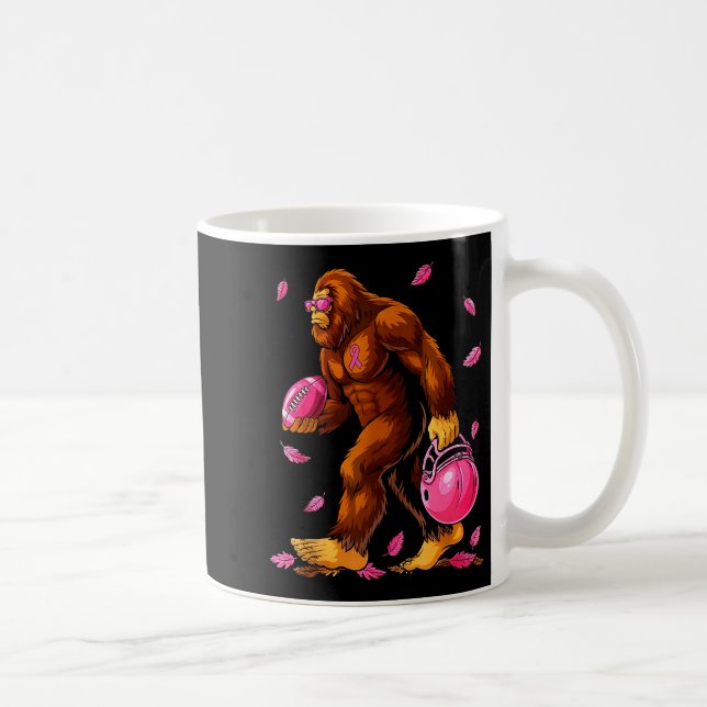 Mug Bigfoot Football Nk Ribbon Breast Cancer Awareness (Droite)