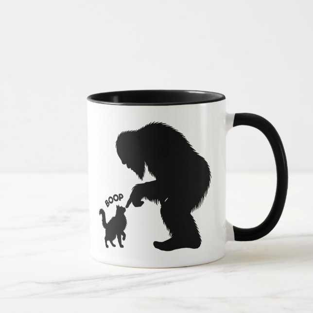 Mug Bigfoot joueur chat à longs poils Boop  (Droite)