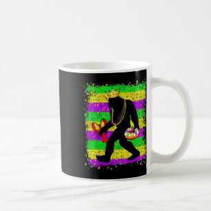 Mug Bigfoot Mardi Gras Sasquatch Drôle Hommes Enfants