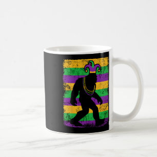Mug Bigfoot Mardi Gras Sasquatch Drôle Hommes Enfants 