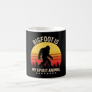 Mug Bigfoot mon esprit animal   Bigfoot Retro