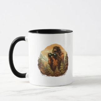 Mug Bigfoot Peek-A-Boo