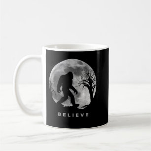 Mug Bigfoot Pleine lune de nuit Je crois Sasquatch Hom