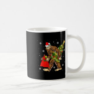 Mug Bigfoot portant Noël Arbre Sasquatch Croyant