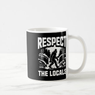 Mug Bigfoot Respecte les locaux Chasseur de Sasquatch