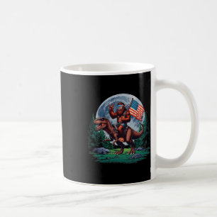 Mug Bigfoot Rock Sur Mullet Bandana Riding T-rex Full