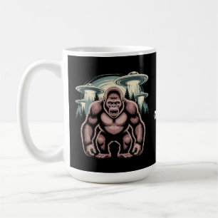 Mug Bigfoot Sasquatch Alien UFO Drôle Graphisme