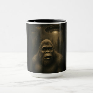 Mug Bigfoot Sasquatch Alien UFO Funny
