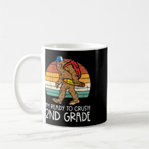 Mug Bigfoot Sasquatch Écrase 2e année Deuxième Premier