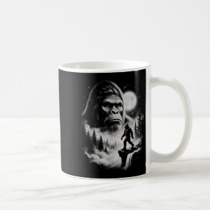 Mug Bigfoot Sasquatch Vintage Hurle à la Lune Forêt