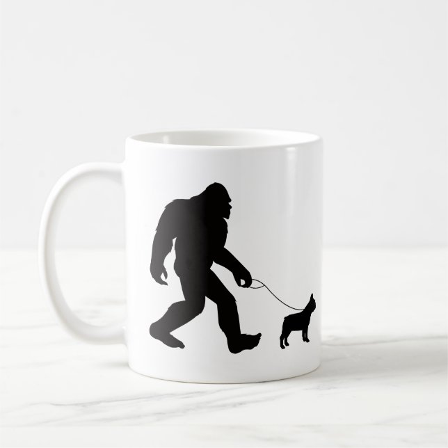 Mug Bigfoot Walking French Bulldog (Gauche)
