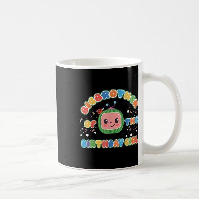 Mug Bigfrère Du Match Familial Fille Melon Anniversair (Droite)