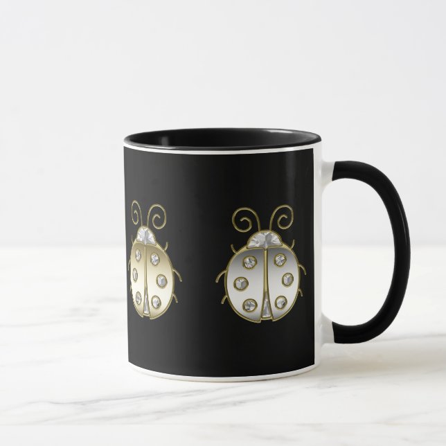 Mug Bijoux Ladybugs Gold Silver Diamond (Droite)