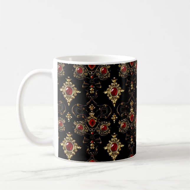 Mug Bijoux Motif élégant (Gauche)