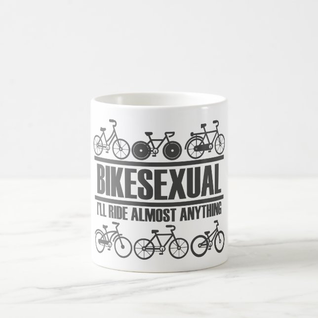 Mug Bikesexual - Bicyclette et vélo amusants (Centre)