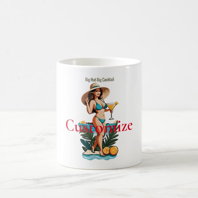 Mug Bikini Babe Big Casquette - Big Cocktail Thunder_C (Centre)