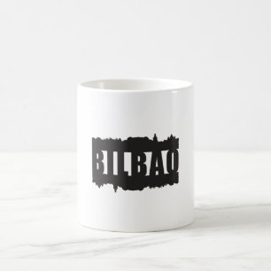 Mug Bilbao Espagne City Skyline Ville Idée cadeau voya