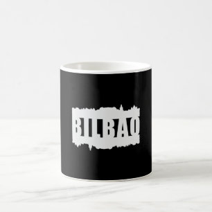 Mug Bilbao Espagne City Skyline Ville Paysage Drôle ca