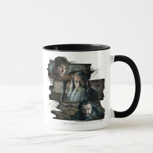 Mug BILBO BAGGINS™, Gandalf, THORIN OAKENSHIELD™ (Droite)
