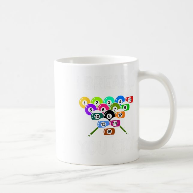 Mug Billard amusant Billard Hommes Femmes Billard Joue (Droite)