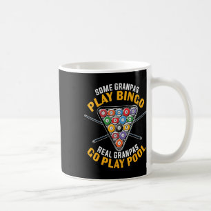 Mug Billard amusant Grand-père de la piscine professio