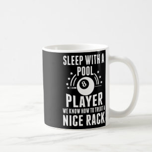 Mug Billard Dormir Avec Un Joueur De Piscine Drôle Bil