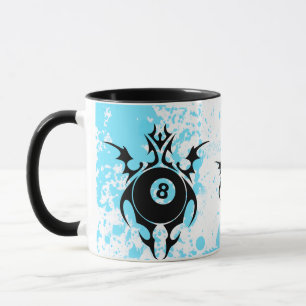 Mug billard. tribal.