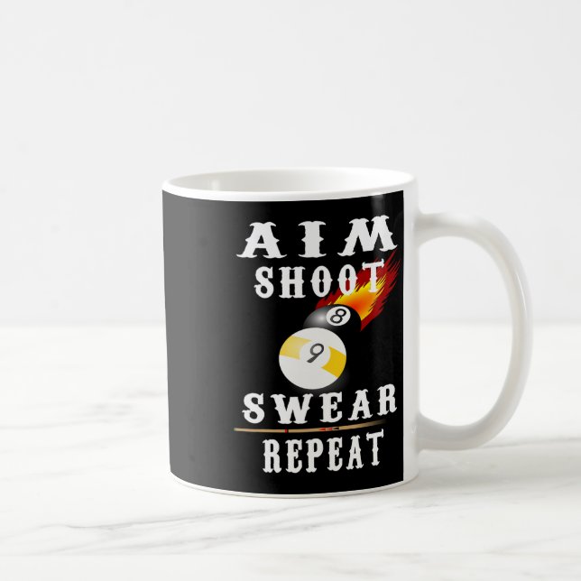 Mug Billard Vintage Retro Pool (Droite)