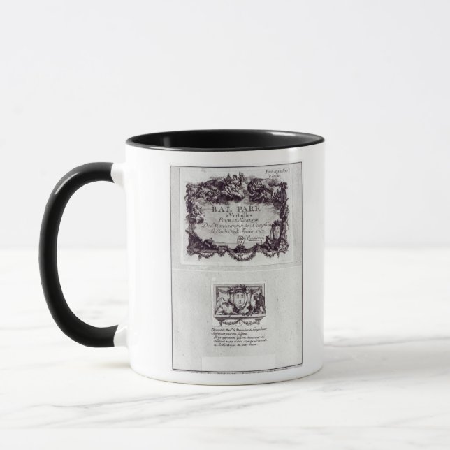 Mug Billet d'entrée pour la boule à Versailles (Gauche)