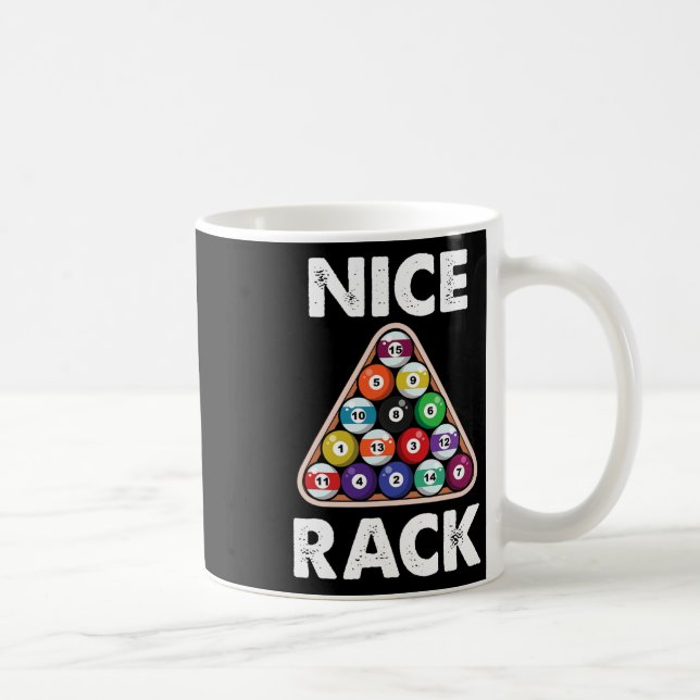 Mug Billiard Nice Rack Billard Joueur Cadeau (Droite)