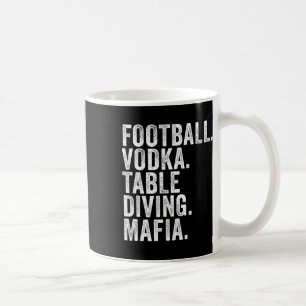 Mug Bills New-york Fan Football. Vodka. Plongée de tab