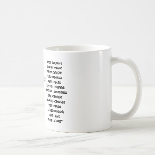 Mug Biological classification for an apiarist.  (Droite)