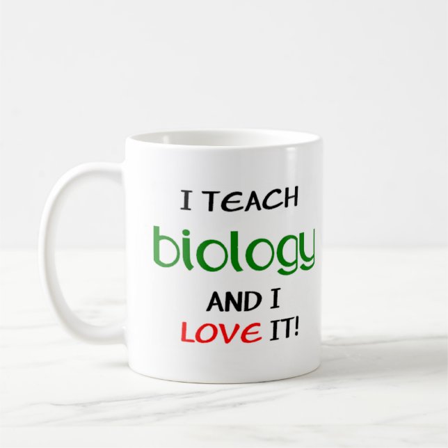 Mug biologie enseignement & amour (Gauche)