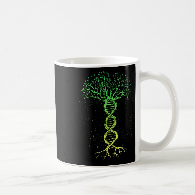 Mug Biologiste de la généalogie de l'arbre génétique S (Droite)