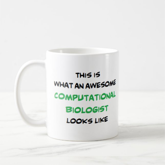 Mug biologiste informatique, génial (Gauche)