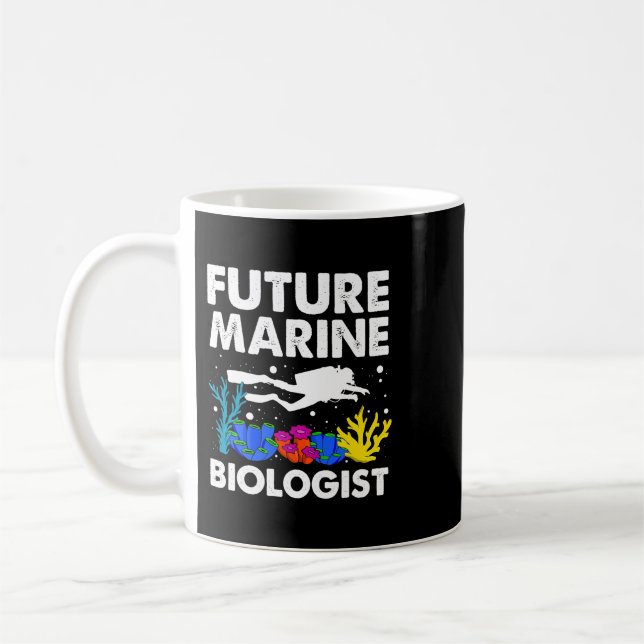 Mug Biologiste marin cool futur Biologie marine (Gauche)