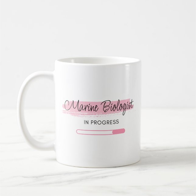 Mug Biologiste marin en cours - Personnalisé (Gauche)