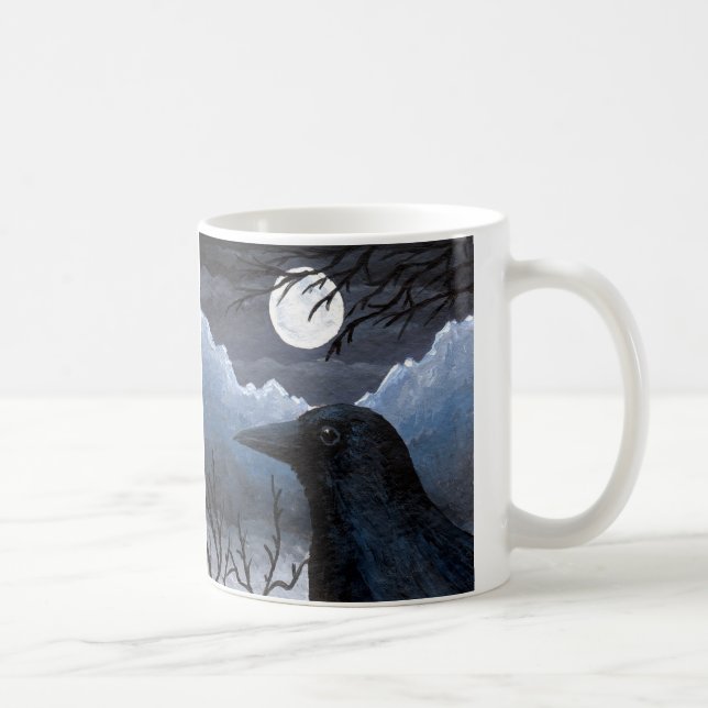 Mug Bird 58 Crow Raven (Droite)