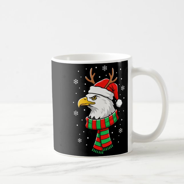 Mug Bird Holiday, Santa Hat, Reindeer Antlers &amp; Fe (Droite)