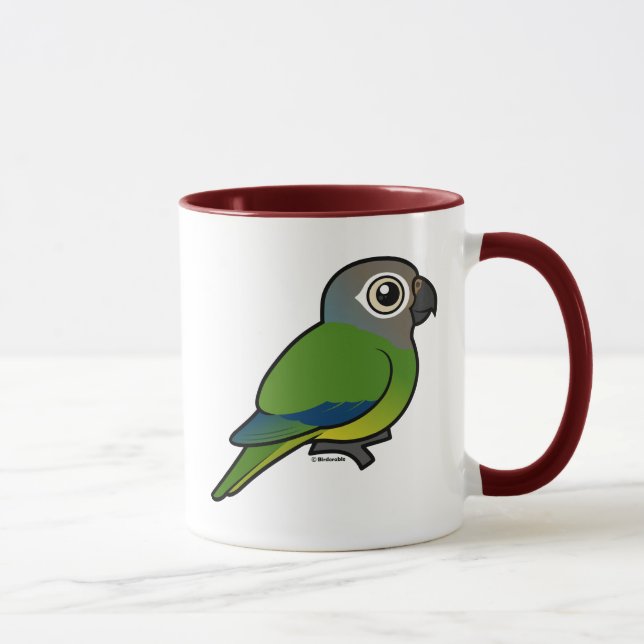 Mug Birdorable Sombre-a dirigé Conure (Droite)