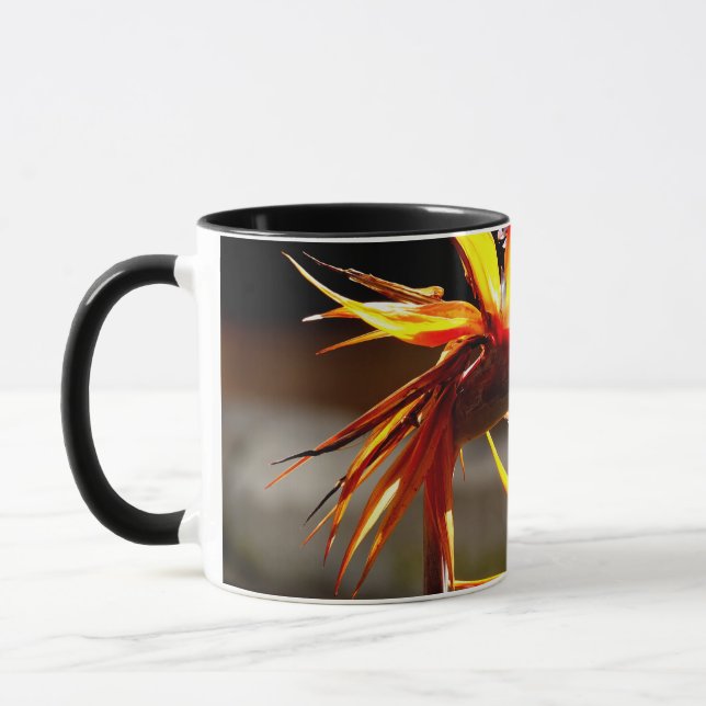 Mug Birds of Paradise (Strelitzia Reginae) Flower (Gauche)