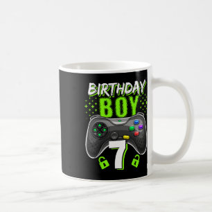 Mug Birthday Boy 7 Contrôleur de jeu vidéo Gamer 7th B