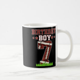 Mug Birthday Boy 7 Football Lover Ball 7 Years Bda