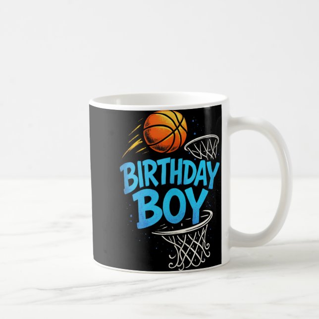 Mug Birthday Boy - Joueur de basket-ball Sports Fun Ta (Droite)