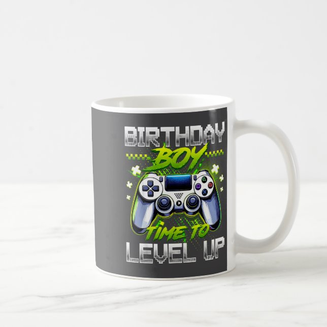 Mug Birthday Boy Time To Level Up Video Game Birthday  (Droite)