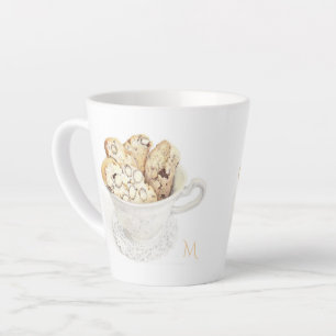 Mug BISCOTTI Latte + Initiale