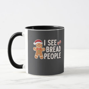 Mug  Biscuit au gingembre Noël drôle de pâtisserie de 