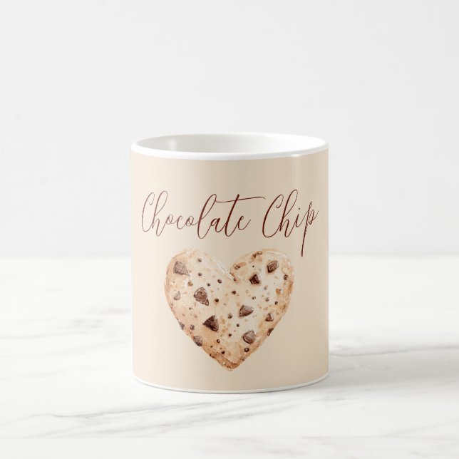 Mug Biscuit en forme de coeur aux pépites de chocolat (Centre)