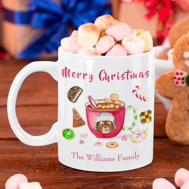Mug Biscuits de Noël au pain d'épice au chocolat à l'a (Créateur téléchargé)